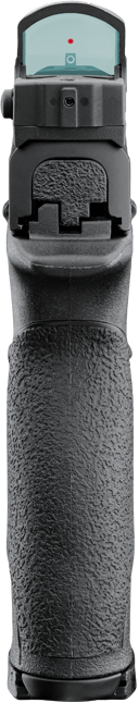 Back View of Mounted Accelerator